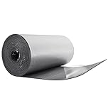 Dripex Self Adhesive Aluminium Foil Insulation, Thermal Soundproof Cotton Layer, Heat Reflector & Radiant Barrier, Ideal for Roofs, Walls & Camper, 5mm, 0.5m x 10m(5㎡)