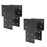 Robuste Metall-Pfostenkappen-Spannhalterung für Holzpavillon-Balken-Säulenverbindung, passend für...