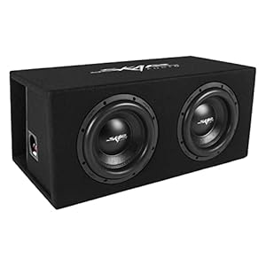 Skar Audio Dual 10″ 3200W Loaded SVR Series Vented Subwoofer Enclosure | SVR-2X10D4