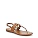 Naturalizer Womens Taylor T-Strap Slingback Flat Sandal Saddle Tan Brown 5 M