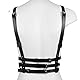BDSMYOU Punk Harness Leder Body Brust Harness mit Dreifacher Taille Fesseln, Einstellbar Gothic Kleidung Bondage Geschirre, Sexy Dessous für Sex Fetisch, BDSM Spielzeug