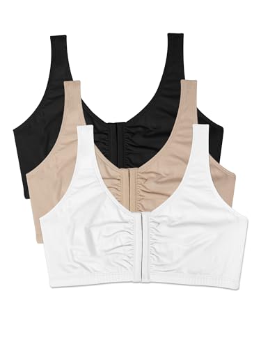 Fruit of The Loom Women's 3-Pack Built Up Sports Bra
