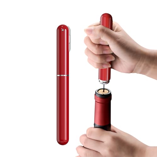 FBBULES Corkscrew Wine Opener, 2-in-1 Air Pressure Pump Bottle Opener with Foil Cutter