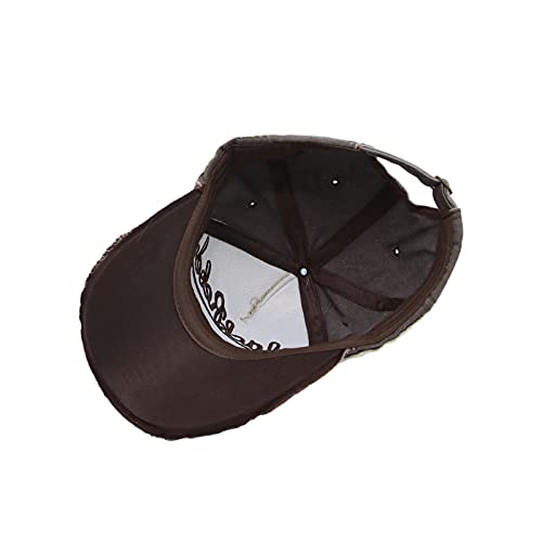 Withmoons Vintage Baseball Cap Meshed Distressed Trucker Hat Kr1252 (Easybrown) #TOP4