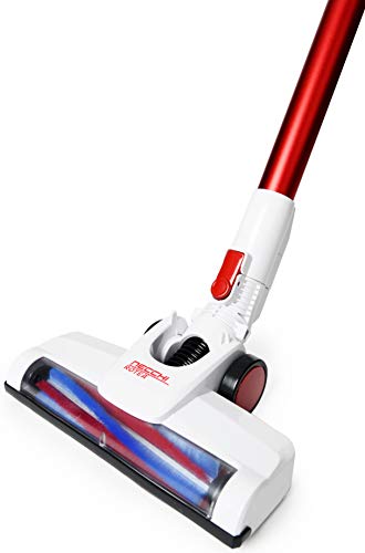Necchi - NH9208 scopa elettrica senza fili HEPA, filtrazione ciclonica, Ricaricabile, Potente Motore Digitale, Display Touch, Super Aspirazione senza sacco Portatile, Batteria litio - 6