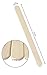Zollner24 500 palos de madera para manualidades y helados, madera, 11,4x1 cm