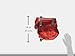 Kurgo Big Baxter Dog Backpack, Dog Saddlebag, Dog Pack, Adjustable Saddlebag for Hiking, Walking, Running, Camping, Chili Red/Barn Red
