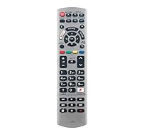 AULCMEET N2QAYB001254 Replacement Remote Control Compatible with Panasonic 4K OLED Smart TV TX-65HX800B TX-40GX800B TX-50GX800B TX-65HX740B TX-50GX700B TX-75HX740B TX-55HZ980B sub N2QAYB001212
