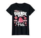 Trachtenshirt Passend für Oktoberfest Damen Outfit Dirndl T-Shirt