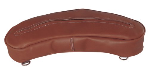 Weaver Leather Chap Leather Cantle Bag, Brown
