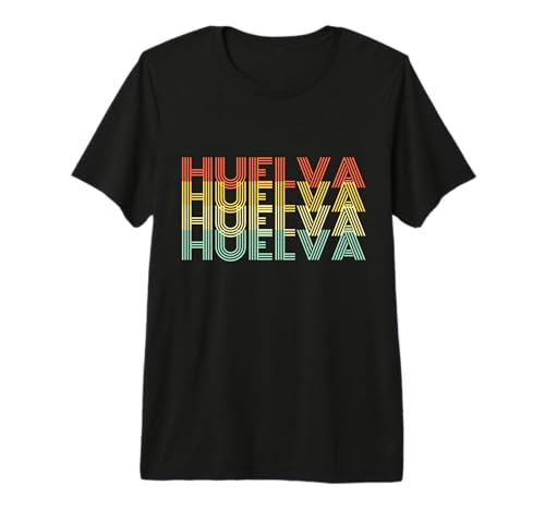 Huelva Retro Inicio Vintage Ciudad Natal Camiseta Premium