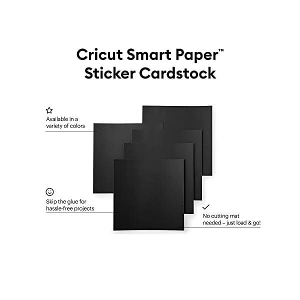 Cricut Smart Paper Sticker Cardstock 10 Sheets Adhesive Paper for