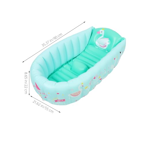 Bañera inflable de interiores para el baño divertido de bebés y niños 7