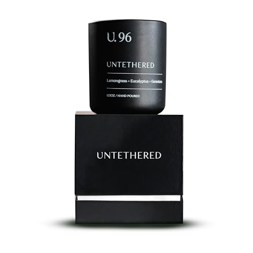 U.96 Luxury Scented Candle – Lemongrass, Eucalyptus & Amber |