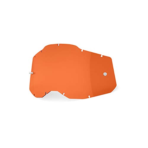 100% Goggle Replacement Lens - RC2/AC2/ST2 Compatible (Orange)