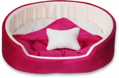 Expecting Smile Soft Velvet Sofa ShapeWith Attached Blanket Dog Cat Pet Bed, Soft and Comfortable,with Pillow Pink White 1 (B0C4YYH6F4) Amazon Price History, Amazon Price Tracker