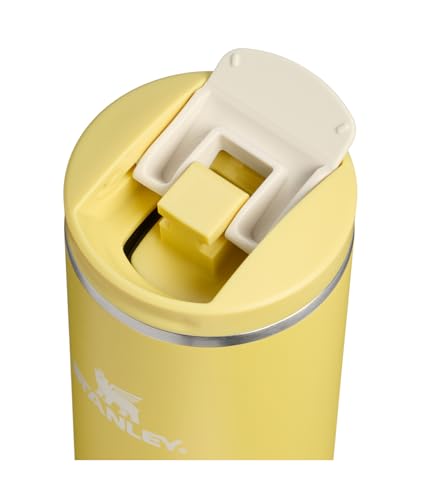 Image of STANLEY Transit FlipTop Mug | Leakproof Coffee Travel Cup | Vacuum Insulated Stainless Steel | Stays Hot or Cold for Hours | BPA-Free | 16 oz | Daffodil