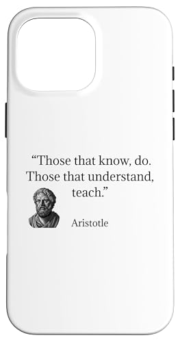 �A���X�g�e���X�̖��� Those That Know Do �X�}�z�P�[�X iPhone 16 Pro Max �p