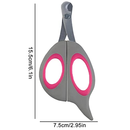 Cortador de unhas de gato – Cortador de unhas de gato de aço inoxidável com cabo antiderrapante – De