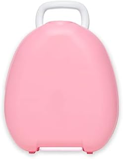 My Carry Potty - Pink Pastel Travel Potty, Award-Winning Portable Toddler Toilet Seat for Kids to Take Everywhere