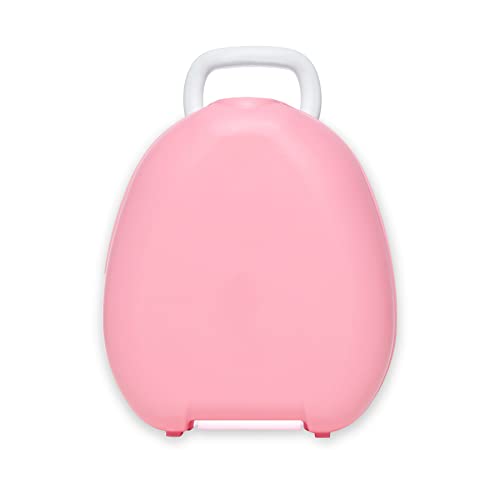 My Carry Potty - Pink Pastel Travel Potty, Award-Winning Portable Toddler Toilet Seat for Kids to Take Everywhere