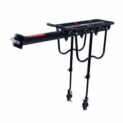 Bagageiro Traseiro Bike Mtb até 50Kg com Blocagem Hastes reguláveis Rava