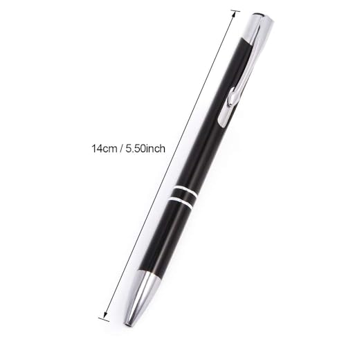 Image of Personalized Black Metal Ballpoint Pen | Custom Name Engraved StylePan2 Writing Pen | Office Stationery for Professionals (Pack of 1)
