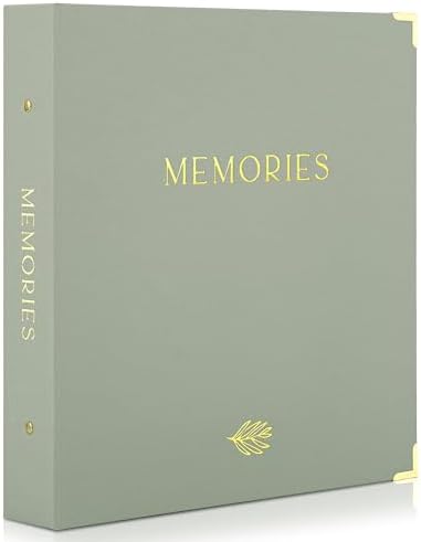 Beautiful Linen Photo Album For 4x6 Photos - Safely Holds Up To 500 Pictures of Unique Memories - The Perfect Large Photo Book To Store All Pictures of Treasured Family, Baby or Wedding Moments