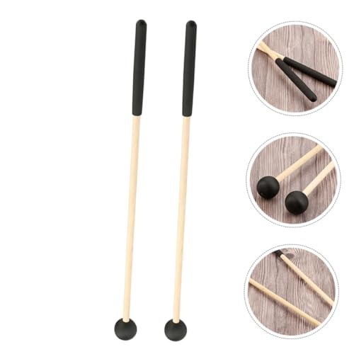 Juego de 2 baquetas de madera para percusión miniatura 7