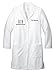 INK STITCH Custom Women WW4172 Custom Embroidered Logo Texts Long Lab Coat - XL White