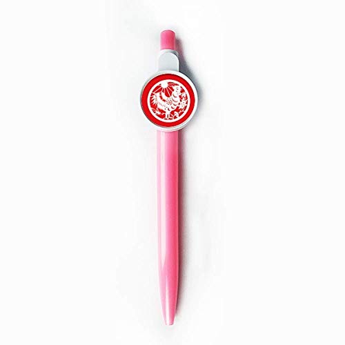 Stylo à bille rétractable coq bleu fini les taches d'encre sur les doigts