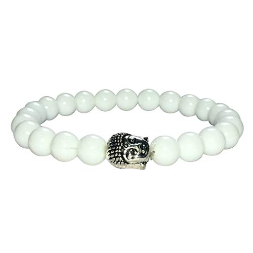 Bracelet agate blanche naturelle pour style urbain et chic