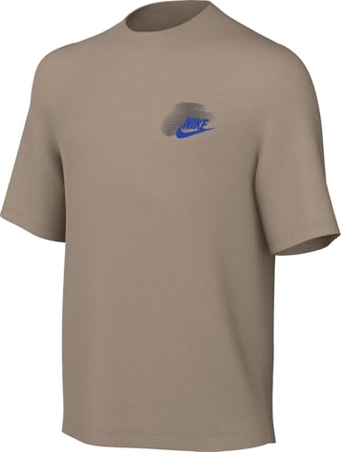 Image of Nike Sportswear Standard Issue T-Shirt with Graphic for Older Children (Boys), Khaki, HM4338-247, M