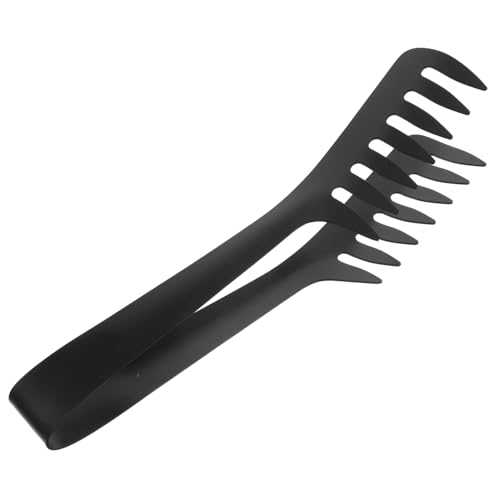 VALICLUD Pinzas de Acero Inoxidable para Servir Espaguetis y Fideos Clip de Cocina Resistente para Ensaladas Carne y Barbacoas Uso Doméstico y Profesional