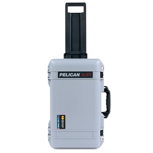 Silver Pelican Air 1535 Carry-on Case - Comes empty - Black Handles & Latches.