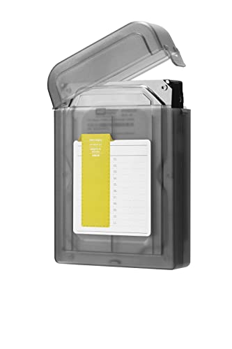 ハードドライブ収納ケース SETMSPACE 3.5インチ外付けHDD/SSD収納ケース用ポータブルハードドライブ保護ボックス 防湿 耐衝撃 静電気防止 防塵 PP材料