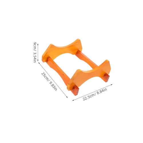 Soporte de madera rústico INOOMP para barril de vino de 5l con base estable 3