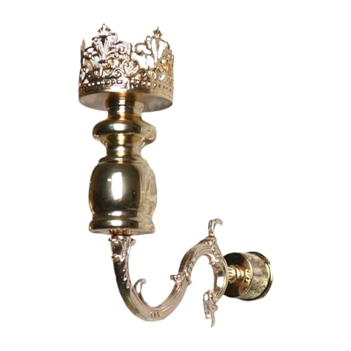 Candelabro de pared de 2 piezas con diseño vintage para decorar el baño y dormitorio
