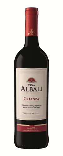 Viña Albali Crianza D.O.P. Valdepeñas Vino - Pack de 6 x 750 ml - Total : 4500 ml