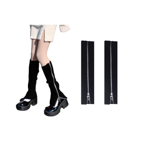 Leg Warmer Personalized Warmth Zipper Knitted Leg Socks Y2K Cool Spicy Girls' Calf Cover