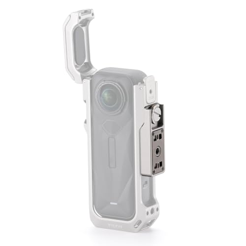 Tilta Horizontal Mounting Plate Compatible with Insta360 X5 Camera Cage - Titanium Gray