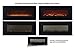 Touchstone 80001 - Onyx Electric Fireplace - (Black) - 50 Inch Wide - Wall Hanging(Not for in-Wall) - Log & Crystal Included - 5 Flame Settings - Realistic Flame - Timer & Remote