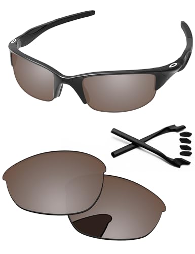 Image of Replacement Lenses & Rubber Kits for Oakley Half Jacket 2.0 OO9144 62mm - Precision Fit, UV Block, Impact Resistant