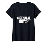 Photo Gallery donna strega bisessuale lgbtq bi pride halloween bisexual witch maglietta con collo a v Photo Gallery donna strega bisessuale lgbtq bi pride halloween bisexual witch maglietta con collo a v