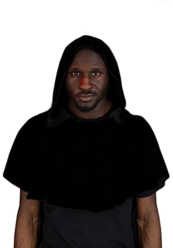 Capuche cagoule noire adulte pour dissimuler le visage et le cou