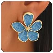 Pendientes de Flores para Mujer, Aretes de Flores, Pendientes de ...