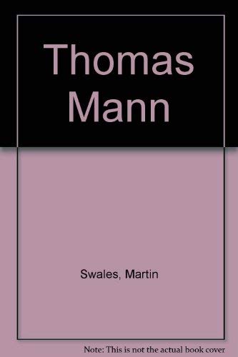 Thomas Mann 043538872X Book Cover