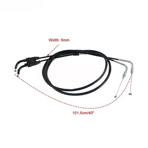 Câble d'accélérateur 101 cm contre le grip sur MT-09 - 3