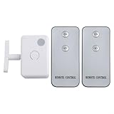 TONIXY Robot sans fil infrarouge à distance, bouton poussoir intelligent pour contrôle de l'éclairage domestique, blanc (hôte + 2 télécommandes)