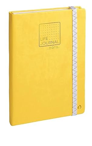 Quo Vadis 2371185Q - Life Journal (Bullet journal Technologia) Wielojęzyczny DOTS A5-15x21cm LIFE JOURNAL Żółty